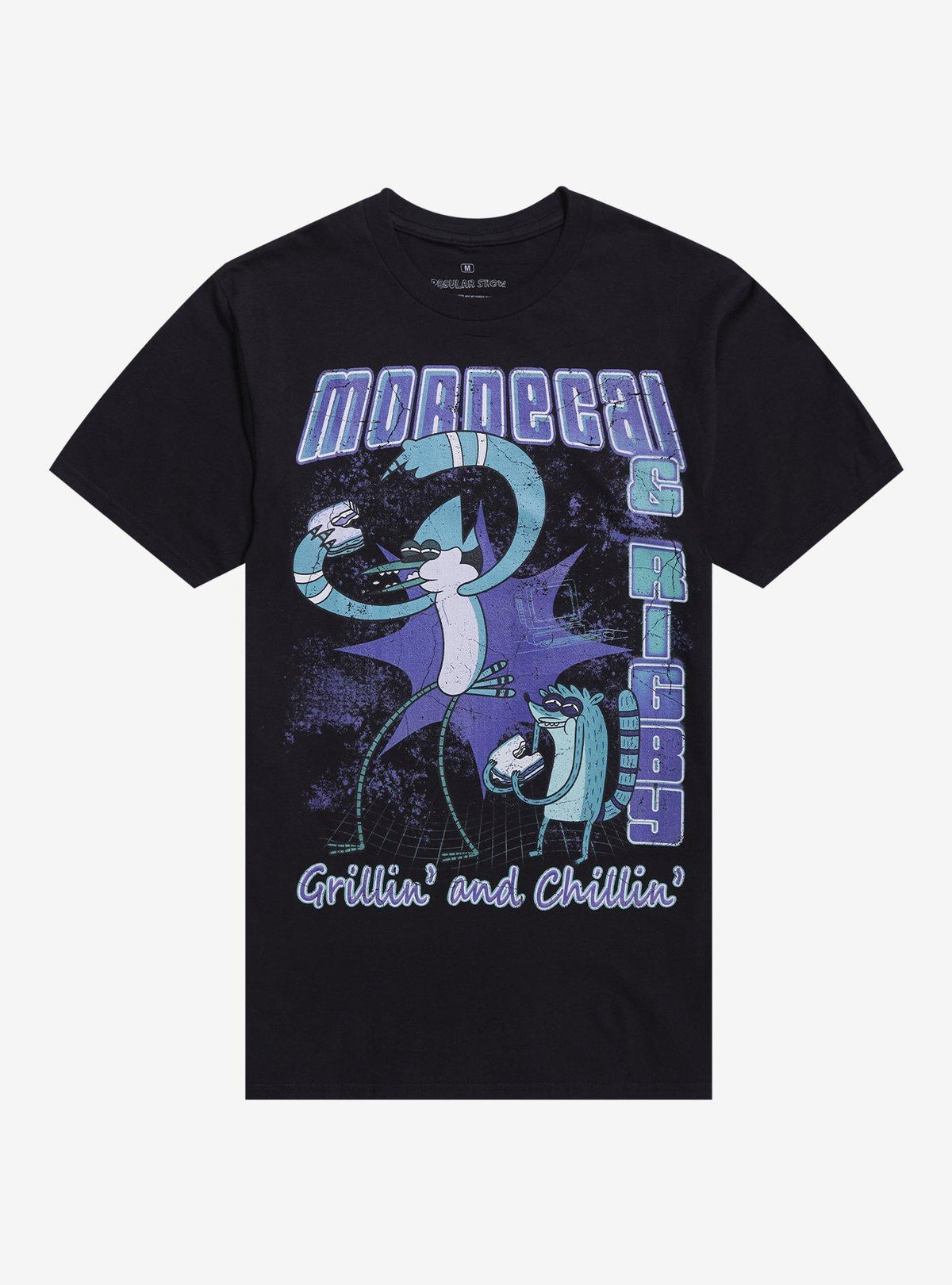 Regular Show Mordecai Rigby Grillin T Shirt