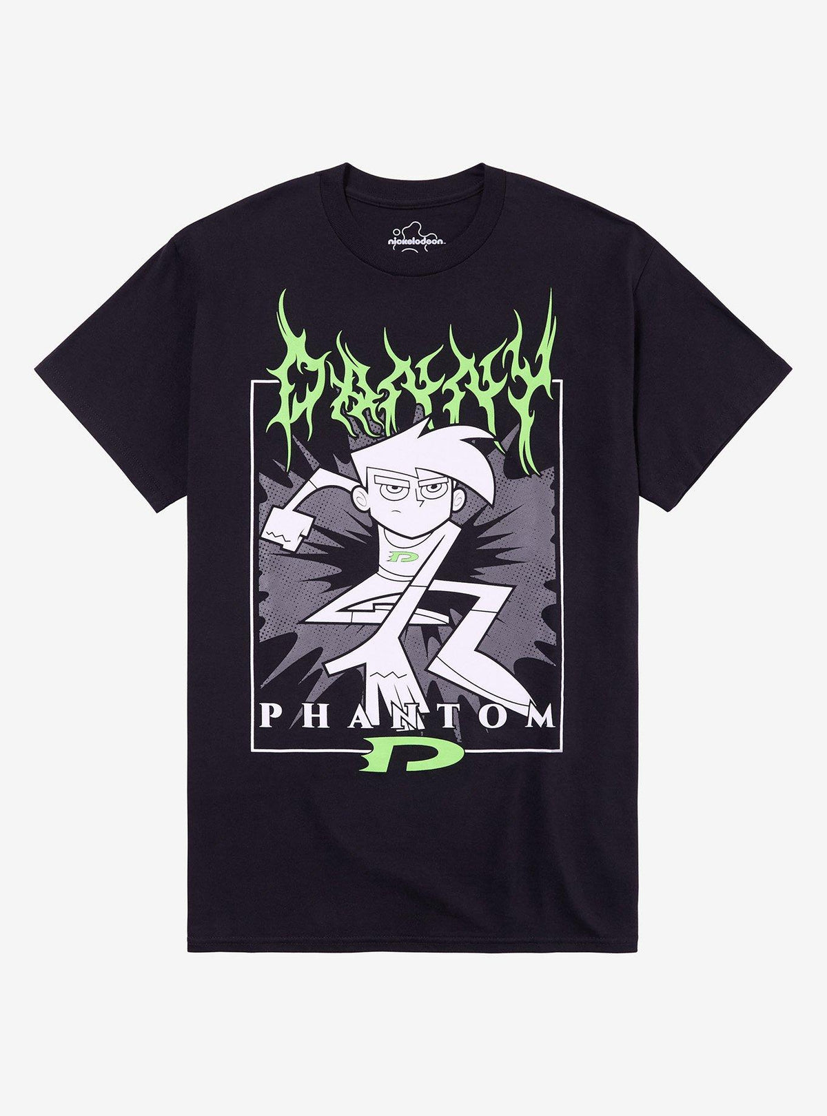 Danny Phantom Green Metal T Shirt