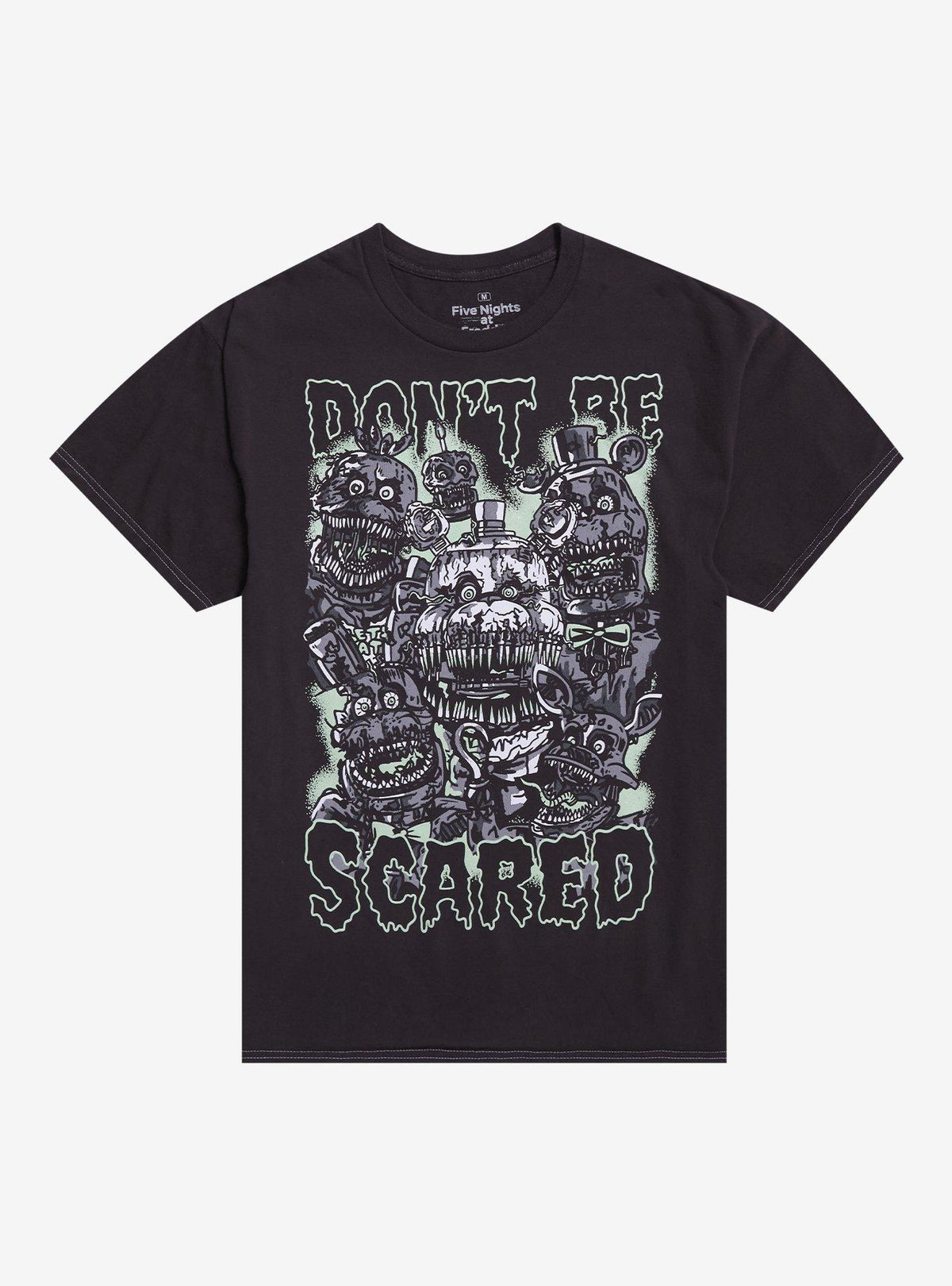 Five Nights At Freddys Dont Be Scared TShirt Graphic Tee | Graphic Tee | Unisex Shirt | High-Quality Print