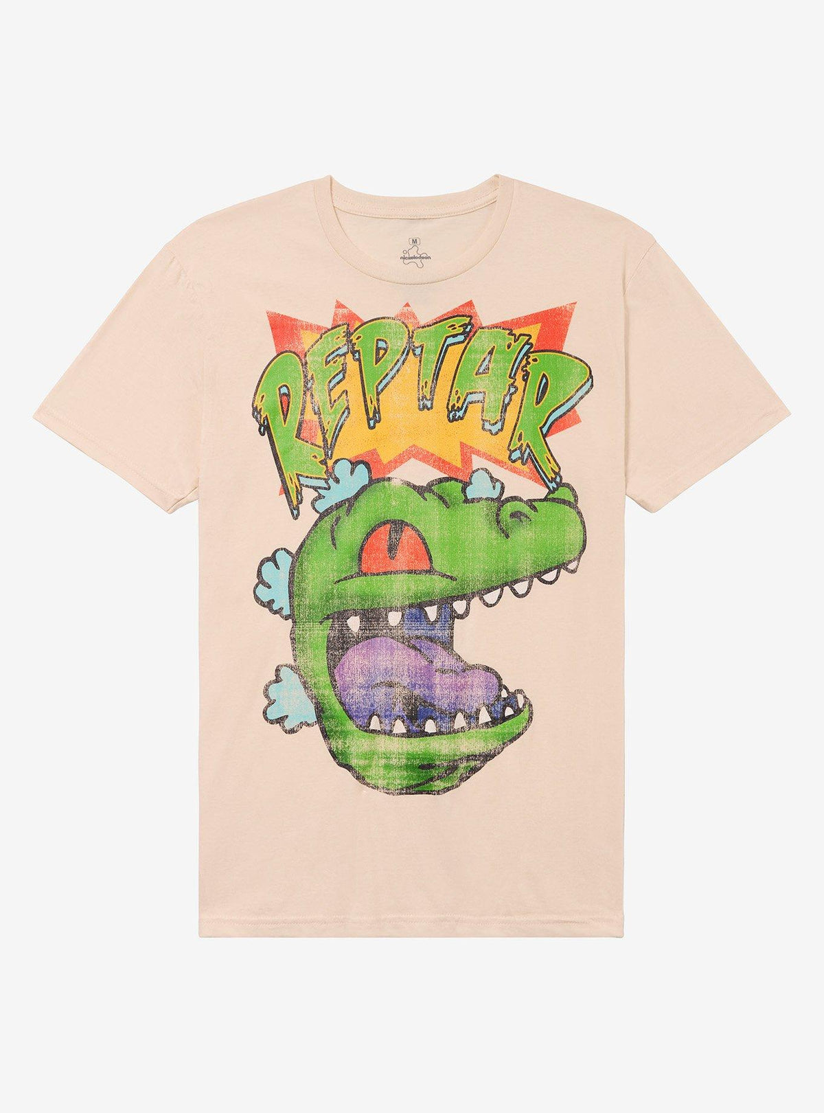 Rugrats Reptar Retro Faded Print T Shirt