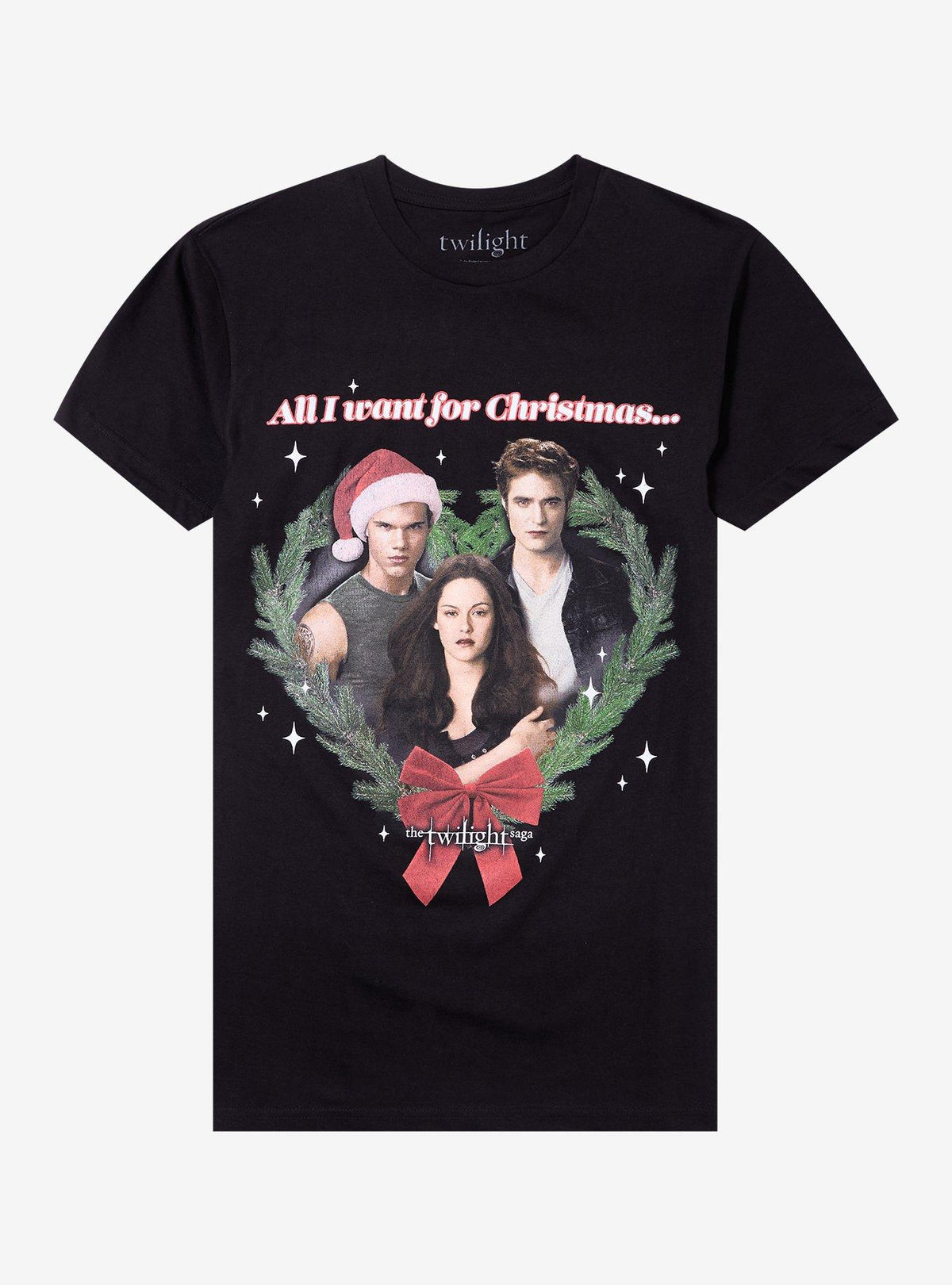 The Twilight Saga Christmas Trio T Shirt