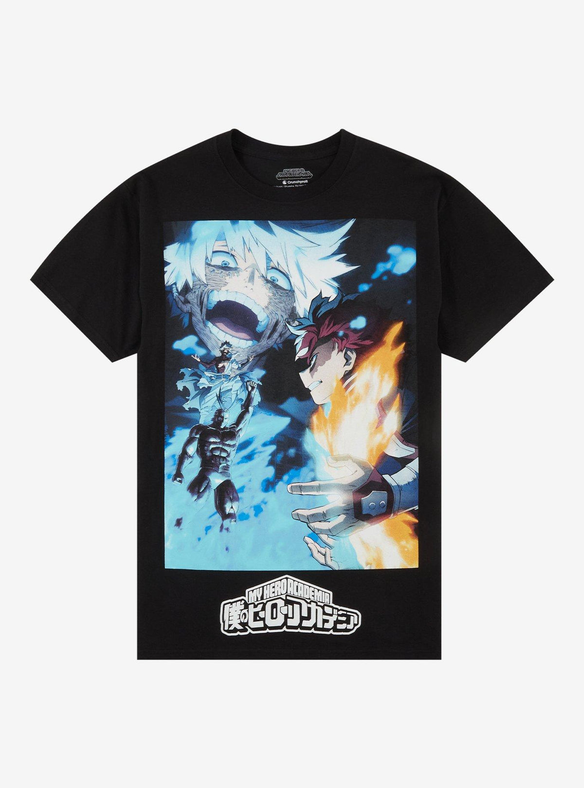 My Hero Academia Shoto Vs Dabi Poster T Shirt