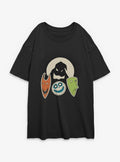 Disney The Nightmare Before Christmas Oogie Boogie And Friends Girls Oversized T-Shirt T-Shirt | Viral Style | High Demand Item