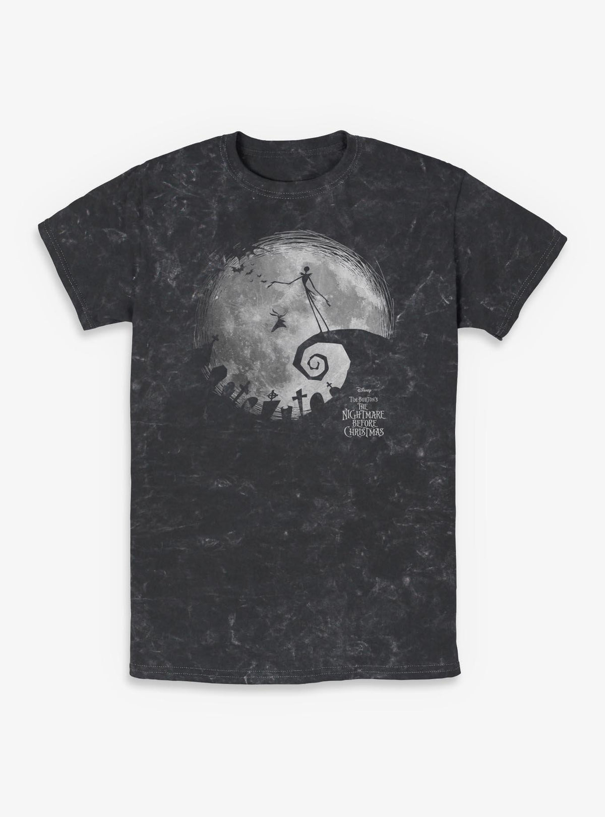 Disney The Nightmare Before Christmas The Nightmare Moon Mineral Wash T-Shirt