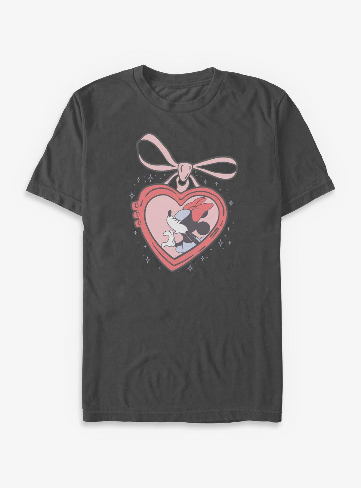 Disney Minnie Mouse Minnie Heart Locket T-shirt | Trendy Graphic Tee