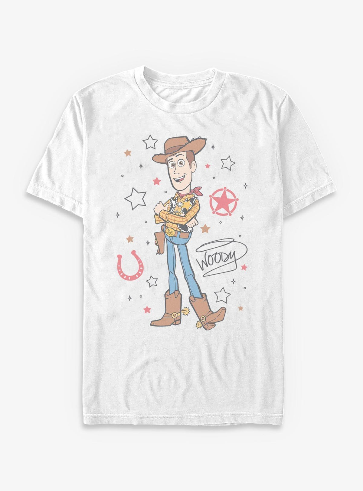 Disney Pixar Toy Story Signature Woody T-shirt | Trendy Graphic Tee