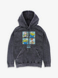 Pixar Toy Story Buzz Woody Alien Panels Mineral Wash Hoodie