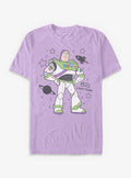 Disney Pixar Toy Story Signature Buzz Garment Dye T-shirt | Trendy Graphic Tee