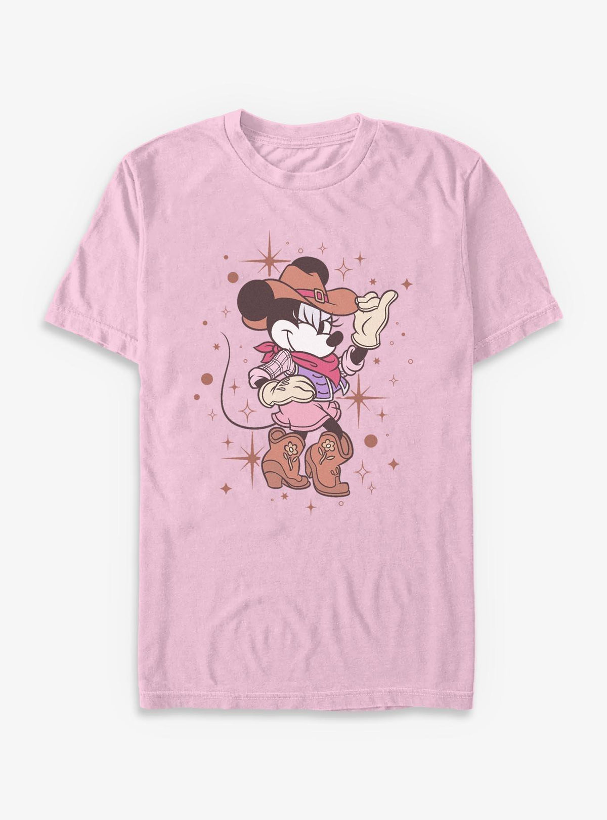 Disney Minnie Mouse Cowgirl Minnie Garment Dye T-shirt | Trendy Graphic Tee