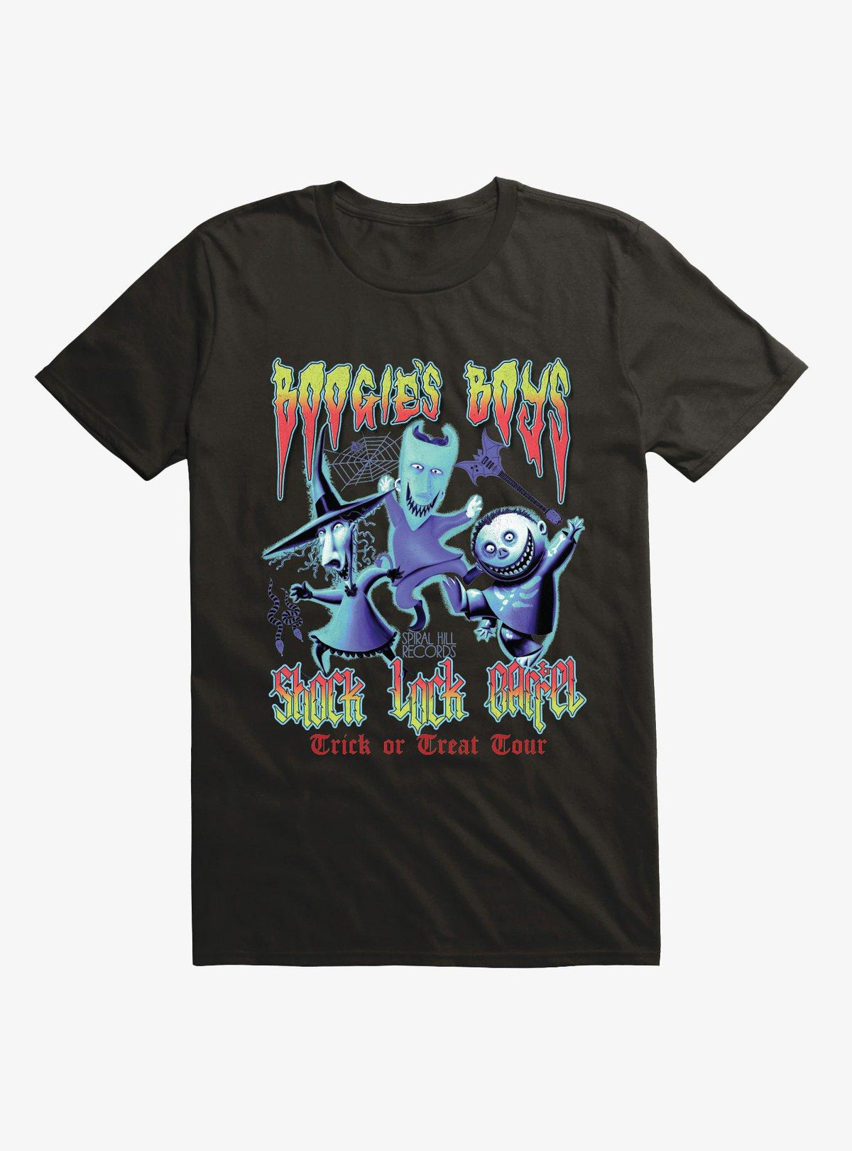Disney The Nightmare Before Christmas Boogies Boys Trick Or Treat Tour TShirt Hot Topic Exclusive T-Shirt | Cute Festive Style | Trending Festive Apparel