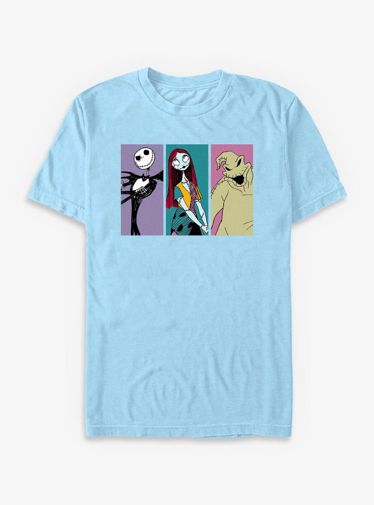 Disney The Nightmare Before Christmas Squared Group T-Shirt T-Shirt | Aesthetic Graphic | High Demand Item