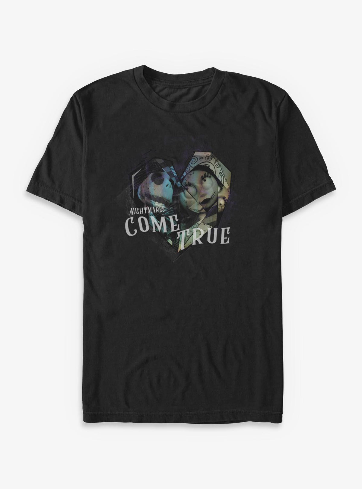Disney The Nightmare Before Christmas Nightmares Come True Heart T-Shirt T-Shirt | Aesthetic Graphic | Great Gift Idea