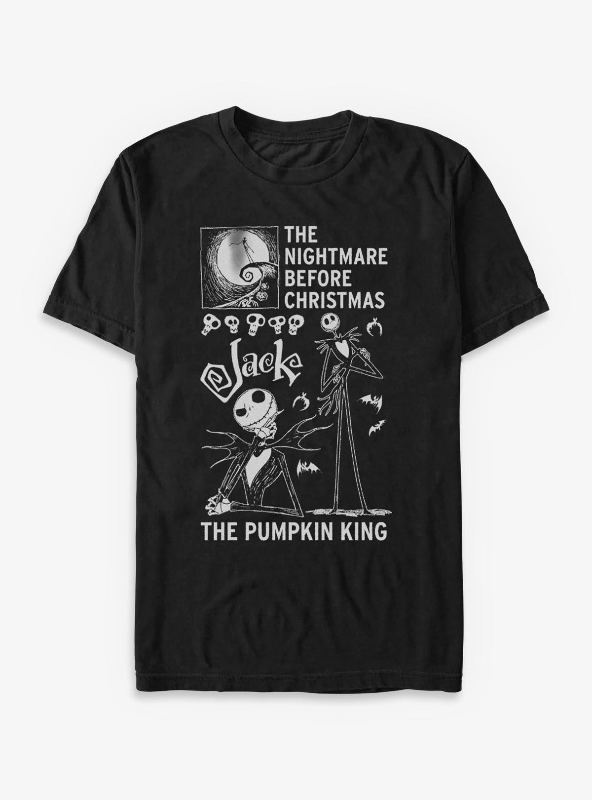 Disney The Nightmare Before Christmas Jack Hits TShirt T-Shirt | Seasonal Must-Have | Perfect Holiday Gift