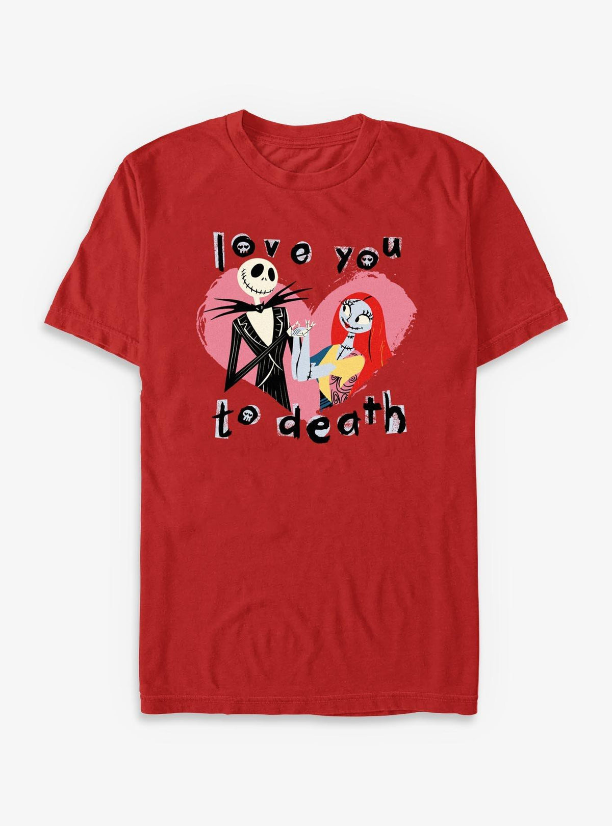 Disney The Nightmare Before Christmas Jack Sally Love You To Death T-Shirt T-Shirt | Viral Style | Trending Now