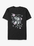 Disney The Nightmare Before Christmas Heart Jack And Sally TShirt T-Shirt | Seasonal Must-Have | Perfect For Daily Wear
