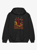 Marvel Deadpool 3 Fire Hoodie Hot Topic Exclusive