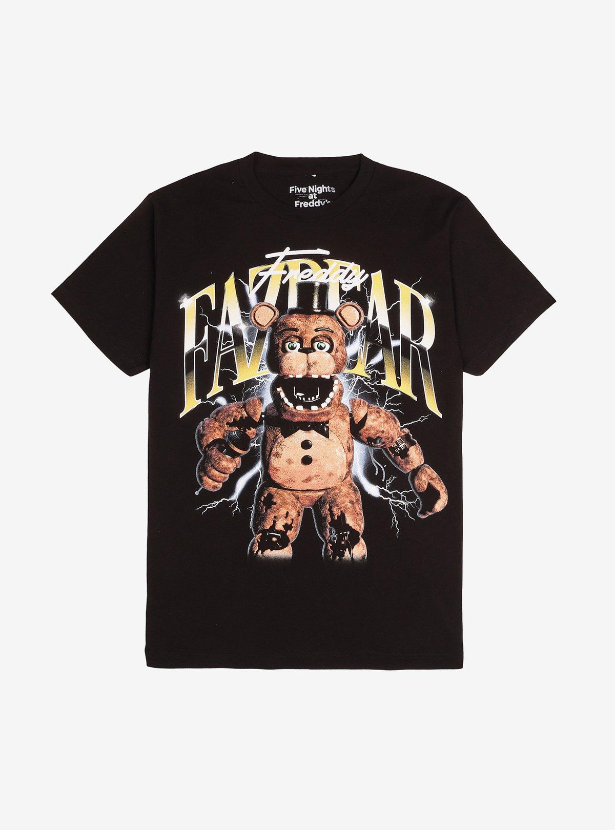 Five Nights At Freddys Jumbo Print Lightning T Shirt