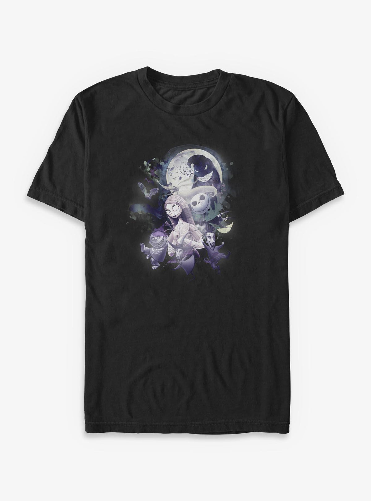 Disney The Nightmare Before Christmas Jack And Friends Glow Night Big Tall T-Shirt T-Shirt | Streetwear Vibe | Trending Now