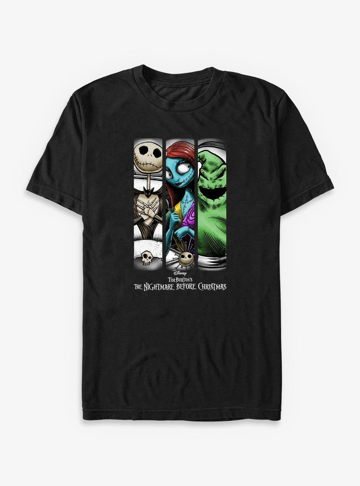 Disney The Nightmare Before Christmas Jack Sally Oogie Grid Stripes Big Tall TShirt T-Shirt | Best-Selling Design | Perfect For Daily Wear