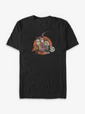 Disney The Nightmare Before Christmas Troublemakers Trio Shock Lock Barrel Big Tall TShirt T-Shirt | Cute Festive Style | Trending Festive Apparel