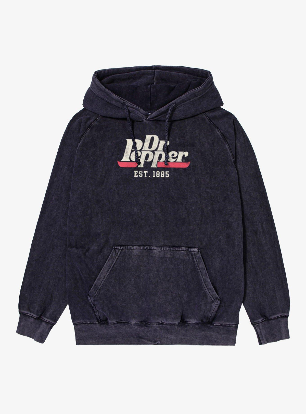 Dr Pepper Logo Mineral Wash Hoodie Hot Topic Exclusive
