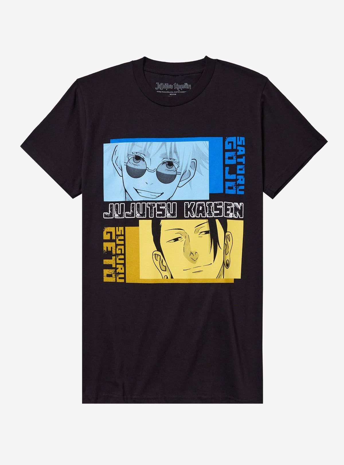 Jujutsu Kaisen Student Gojo Geto Panels T Shirt