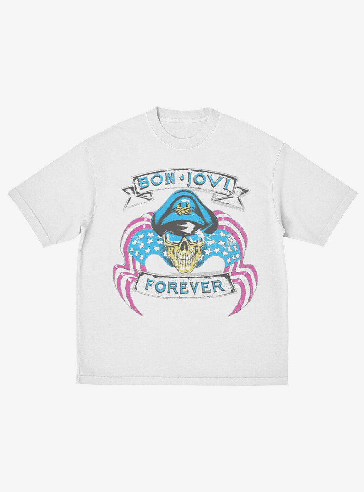 Bon Jovi Forever Skull T Shirt
