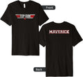 Top Gun Front And Back Maverick Logo Action Movie Premium Apparel Gift Ready
