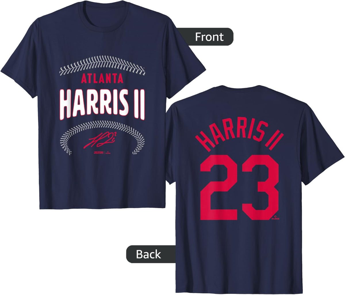 Michael Harris II Atlanta Name & Number (Front & Back)