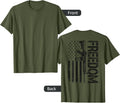 Freedom 2nd Amendment Ar15 Usa Flag Pro Gun On Back Apparel Clean Design