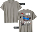I Lift Deadlift Squat Bench Press Chaos Tshirt T Shirt Clean Design