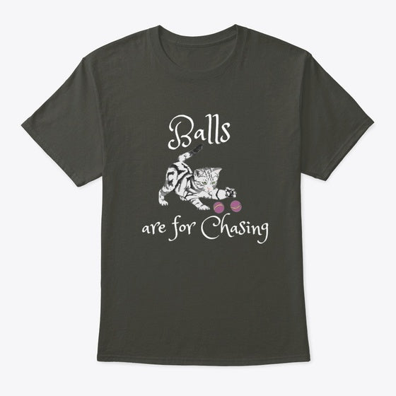 Balls are for Chasing - dark | Premium Unisex T-Shirt, Trending Graphic Tee