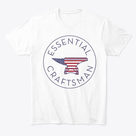 American Flag Anvil T-Shirt