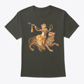 Dionysos riding on a panther | Premium Unisex T-Shirt, Trending Graphic Tee