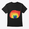 Rainbow Cats | Premium Unisex T-Shirt, Trending Graphic Tee