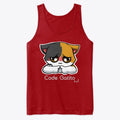 Camiseta sin mangas Gatito Shy 18 | Premium Unisex T-Shirt, Trending Graphic Tee
