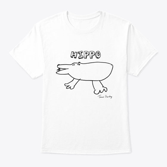 The Hippo | Premium Unisex T-Shirt, Trending Graphic Tee
