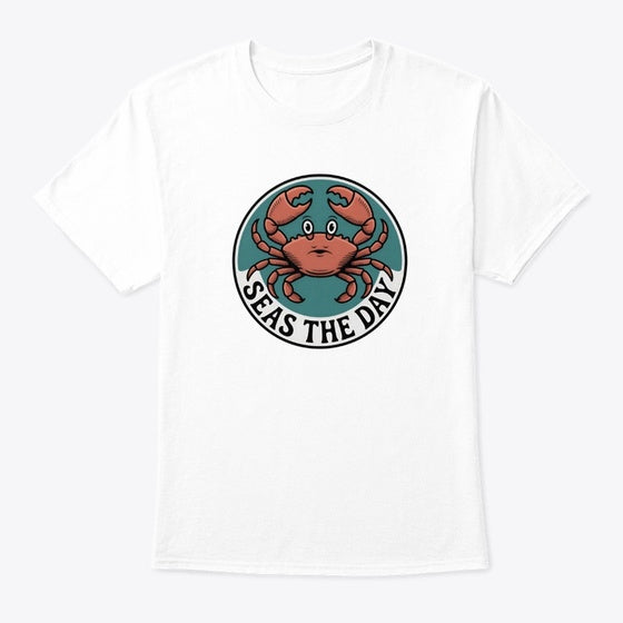 Seas The Day | Premium Unisex T-Shirt, Trending Graphic Tee