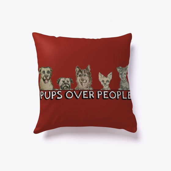 Pups Over People | Premium Unisex T-Shirt, Trending Graphic Tee