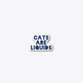 Cats Are Liquid Backprint | Premium Unisex T-Shirt, Trending Graphic Tee