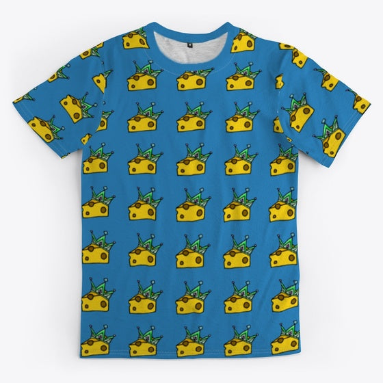 All-Over Cheese King | Premium Unisex T-Shirt, Trending Graphic Tee