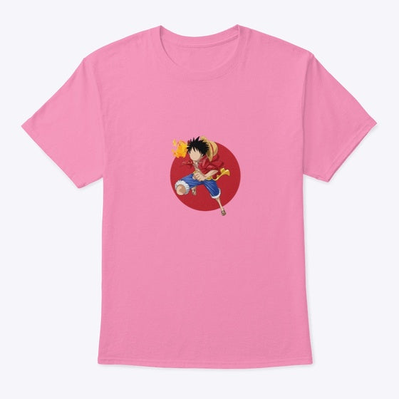Retro Vibes Graphic Shirt Monkey Luffy