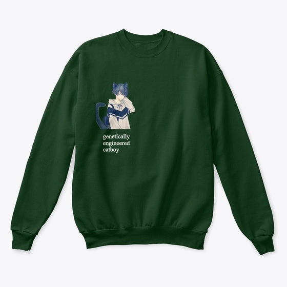 genetically engineered catboy | Premium Unisex T-Shirt, Trending Graphic Tee