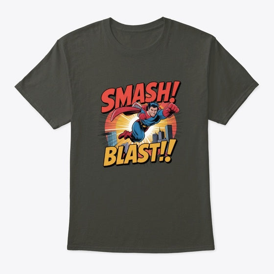 Funny Humor Graphic Shirt Smash Blast