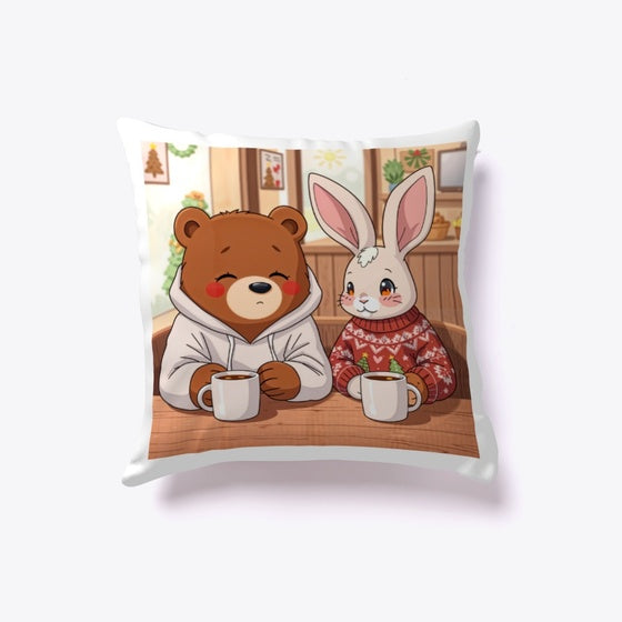 Sarcastic Mood Graphic Shirt Bear And Bunny