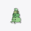 Hideous Stacked frogs | Premium Unisex T-Shirt, Trending Graphic Tee