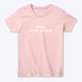 Dogs over People T-Shirt pink | Premium Unisex T-Shirt, Trending Graphic Tee
