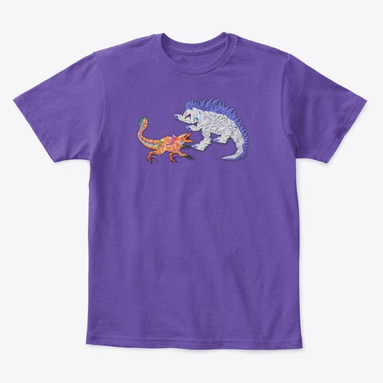 Hybrid Dominion saurus vs Simominus Rex | Premium Unisex T-Shirt, Trending Graphic Tee
