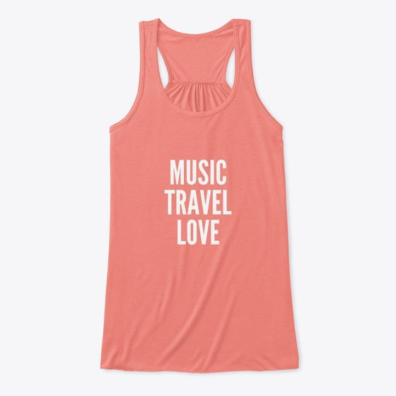 Music Travel Love Women s Top Apparel Premium Print Limited Drop Feel