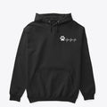 Dog Paw Heartbeat Hoodie | Premium Unisex T-Shirt, Trending Graphic Tee